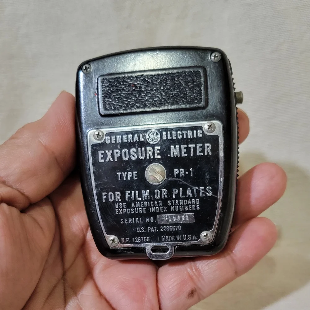 Vintage General Electric Exposure Meter Type PR-1 Untested